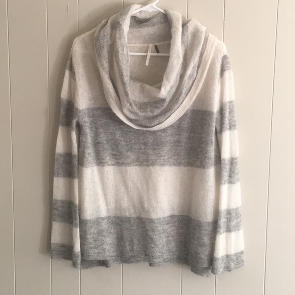 Free People Striped Cowl Neck Sweater. Size S. - Picture 1 of 3